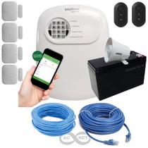 Kit de Alarme Intelbras com 04 sensores sem fio Kit de Alarme Intelbras com 04 sensores sem fio