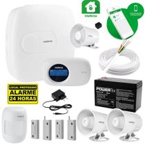 Kit de Alarme Profissional Intelbras AMT 2018 E Central Teclado e Sensores de Porta de Aço Kit de Alarme Profissional Intelbras AMT 2018 E Central Teclado e Sensores de Porta de Aço