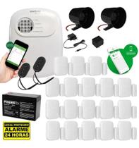 Kit De Alarme Residencial E Comercial Com 18 Sensores S/ Fio