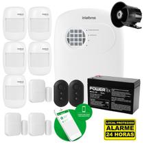 Kit de Alarme Residencial Intelbras ANM 24 NET Central 8 Sensores Sem Fio e 2 Controles