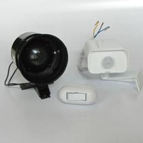 Kit de Alarme Sensor de Movimento MA e Sirene Interruptor Bivolt Segurança