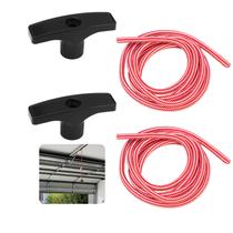 Kit de Alça e Corda de Liberação de Emergência para Porta de Garagem WFCYX, 2 Peças Kit de Alça e Corda de Liberação de Emergência para Porta de Garagem WFCYX, 2 Peças