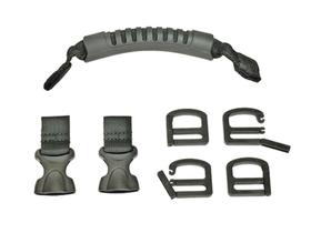 Kit de alças Brightline Bags Slim com presilhas adaptadoras, clipes D3 Kit de alças Brightline Bags Slim com presilhas adaptadoras, clipes D3