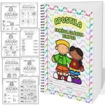 Kit de Alfabetização Completo: Apostila de Atividades das Sílabas Simples e Complexas - Tamanho A4