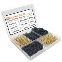 Kit de alfinetes de cabelo WOW DING 400 unidades Bobby Pins U Hair Pins