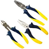 Kit de Alicates Universal Meia Cana e Diagonal BRASFORT Kit de Alicates Universal Meia Cana e Diagonal BRASFORT