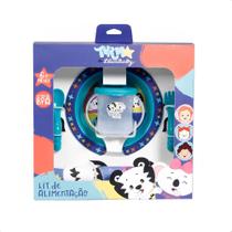 Kit De Alimentação Infantil Prato Bowl + Caneca + Babador + Talheres Turma da Lilica Baby Go - 03700