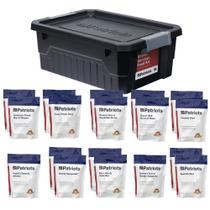 Kit de Alimentos de Emergência 4Patriots 128 Porções, Validade de 25 Anos Kit de Alimentos de Emergência 4Patriots 128 Porções, Validade de 25 Anos