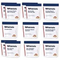 Kit de alimentos para iniciantes de emergência, 4 Patriots, liofilizado, 88 porções