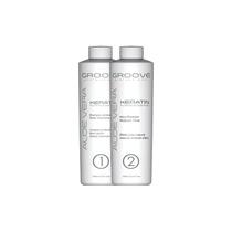Kit de alisamento de cabelo Groove Aloe Keratin 2 Steps 1000mL