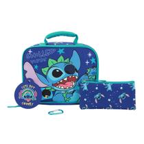 Kit de almoço para jovens, conjunto de 3 peças Disney Stitch Chilled Vibes