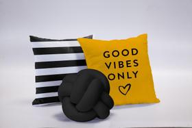 Kit de almofada good - 03 pc - amarelo Kit de almofada good - 03 pc - amarelo