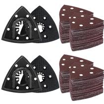 Kit de almofadas de lixar para ferramentas oscilantes LEILUO 127 unidades com acessórios