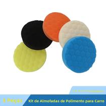 Kit De Almofadas De Polimento Para Carro De 5 Polegadas, Almofadas De Esponja De Polimento De 3, 4,