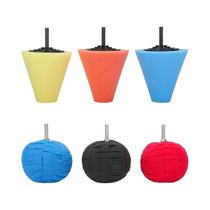 Kit De Almofadas De Polimento Para Rodas De Carro De 3 Polegadas, 6 Peças, Almofadas De Esponja Para Kit De Almofadas De Polimento Para Rodas De Carro De 3 Polegadas, 6 Peças, Almofadas De Esponja Para