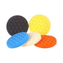 Kit De Almofadas Para Polimento Automotivo 3 4 5 6 7 Polegadas Autoadesivas Esponja De Polimento E