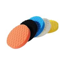 Kit De Almofadas Para Polimento De Carro 5pcs 3 4 5 6 7 Polegadas Autoadesivas Esponja De Polimento