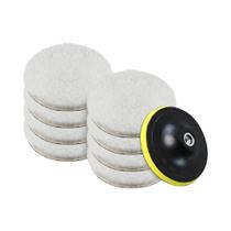 Kit De Almofadas Para Polimento De Carro De 7/6/5/4/3 Polegadas, Cuidado Com a Pintura Automotiva