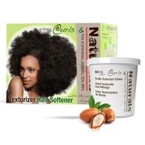 Kit de amaciante de cabelo Curls & Naturals Texturizer com óleo de argan Kit de amaciante de cabelo Curls & Naturals Texturizer com óleo de argan