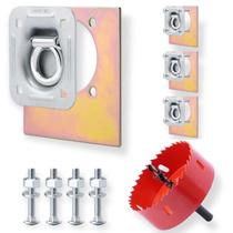 Kit de Amarração com Anel em D para Reboque SPARKWHIZ 6000 lb 4 Peças Kit de Amarração com Anel em D para Reboque SPARKWHIZ 6000 lb 4 Peças