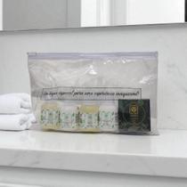 Kit de Amenities Vegano para Hotel c/ 5 itens Nécessaire com Estampa - Terra Organics Realgems Kit de Amenities Vegano para Hotel c/ 5 itens Nécessaire com Estampa - Terra Organics Realgems