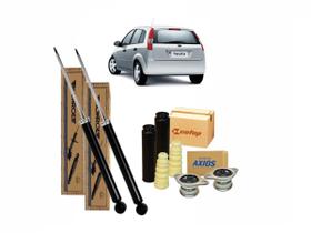 Kit de Amortecedores Traseiros Fiesta Amazon 2003 a 2014 com Batentes e Coxins Kit de Amortecedores Traseiros Fiesta Amazon 2003 a 2014 com Batentes e Coxins
