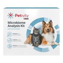 Kit de análise de microbioma Petivity Advanced para cães e gatos