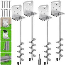 Kit de Anclajes para Tierra BeneLabel 24" con 4 Estacas de Anclaje