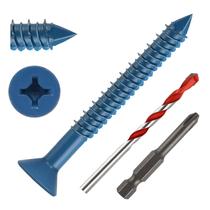 Kit de ancoragem de parafusos de concreto kvohlum 1/4 x 2-1/2 com broca