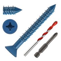 Kit de ancoragem de parafusos de concreto kvohlum 1/4 x 2-1/4 com brocas 50PC