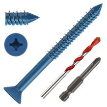 Kit de ancoragem de parafusos de concreto kvohlum 50 PCS 5,3 mm x 82,7 mm