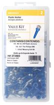 Kit de ancoragem Hillman Plastic Pan Head Conical, pacote 201 Kit de ancoragem Hillman Plastic Pan Head Conical, pacote 201