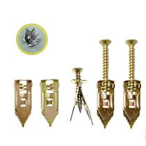 Kit De Ancoragens Para Drywall Auto-perfurantes De Alta Resistência Com Parafusos, 50-100 Peças, Kit