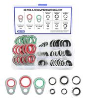 Kit de anel A/C O da likeho Car Accessories Gasket 60 unidades Seal