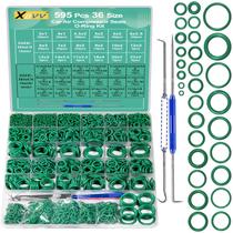 Kit de anel de vedação XBVV, 595 unidades, métrico e SAE para ar condicionado automotivo Kit de anel de vedação XBVV, 595 unidades, métrico e SAE para ar condicionado automotivo