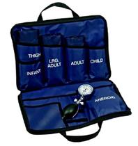 Kit de aneroides para pressão arterial Line2design com 5 punhos, tamanho de viagem Kit de aneroides para pressão arterial Line2design com 5 punhos, tamanho de viagem