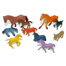 Kit de animais da cavalos - pequeno - hm toys