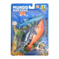 Kit de Animais Marinhos e Acessórios JR Toys