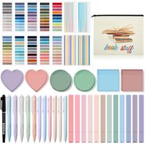 Kit de anotação de livro Trandraft com abas adesivas e notas adesivas