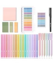 Kit de anotação de livros Mr. Pen Aesthetic com marcadores e canetas Kit de anotação de livros Mr. Pen Aesthetic com marcadores e canetas