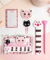 Kit de Anotação Gatinho - Fofy Kit de Anotação Gatinho - Fofy