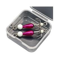 Kit De Anzóis Luminosos Para Pesca De Lula, 2/5 Peças, Iscas Artificiais ANFS Com Caixa De