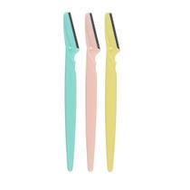 Kit De Aparador De Sobrancelha Navalha 3 Peças