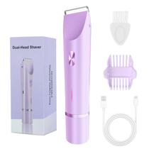 Kit de aparador e barbeador de biquíni FIONOFY 2 em 1 para mulheres