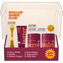 Kit de Aparelho de Barbear Manual Dollar Shave Club para Mulheres com 4 Recargas