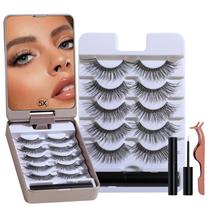 Kit de aparência natural para cílios postiços BS-MALL Style03 Wispy