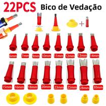 Kit De Aplicador De Bico De Silicone Em Aço Inoxidável 22PCS Ferramentas De Selante Para Junta De Kit De Aplicador De Bico De Silicone Em Aço Inoxidável 22PCS Ferramentas De Selante Para Junta De