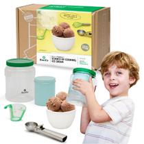 Kit de aprendizagem sobre a ciência da culinária de sorvetes KiwiCo Age 5+ Kit de aprendizagem sobre a ciência da culinária de sorvetes KiwiCo Age 5+