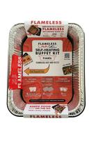 Kit de aquecimento de buffet LAVA GEL Self-Heating para festas, 4 bandejas