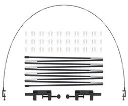 Kit de arco de balão de mesa LANGXUN de 12 pés para decorações de festas Kit de arco de balão de mesa LANGXUN de 12 pés para decorações de festas